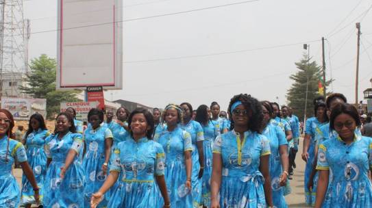 Students of CUIB Douala Celebrates 54th Edition of National Youth Day